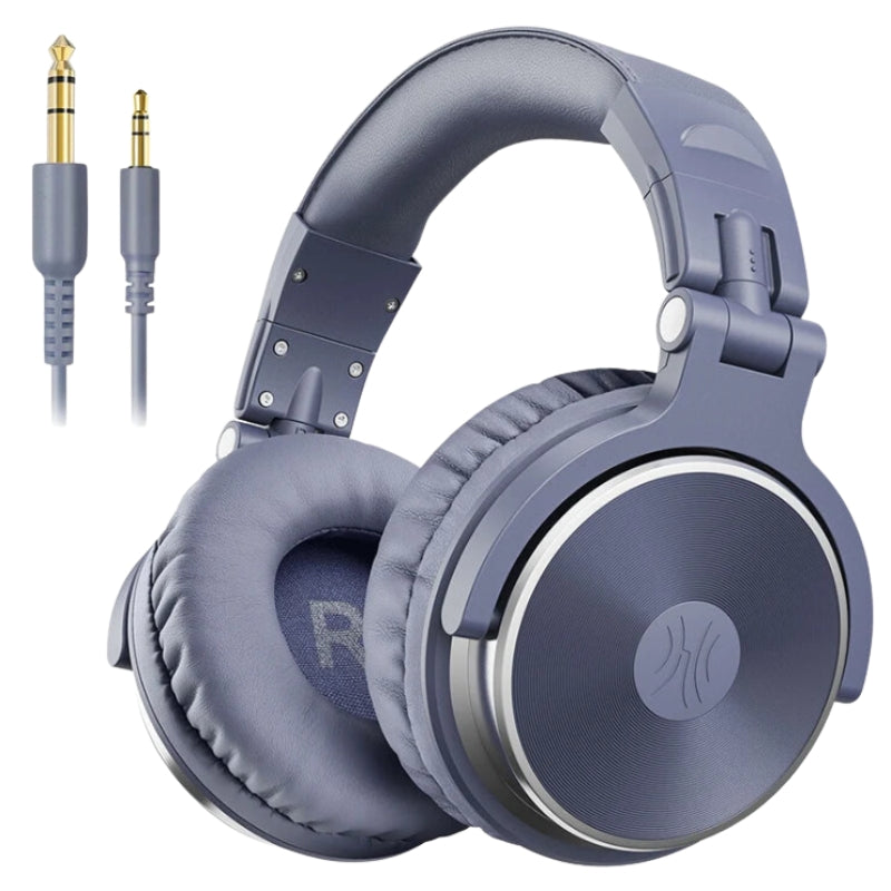 Wired Professional Headphones Studio Pro DJ Headphones With Microphone Over Ear HiFi