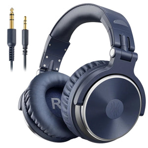 Wired Professional Headphones Studio Pro DJ Headphones With Microphone Over Ear HiFi