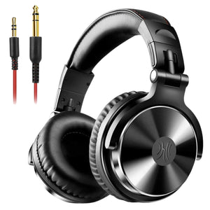 Wired Professional Headphones Studio Pro DJ Headphones With Microphone Over Ear HiFi