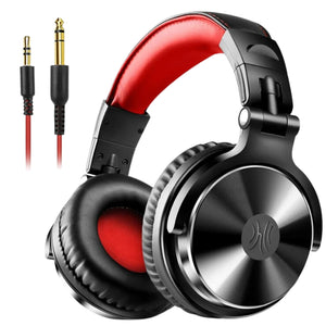 Wired Professional Headphones Studio Pro DJ Headphones With Microphone Over Ear HiFi