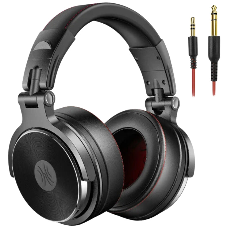 Wired Professional Headphones Studio Pro DJ Headphones With Microphone Over Ear HiFi