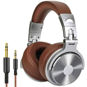 Wired Professional Headphones Studio Pro DJ Headphones With Microphone Over Ear HiFi