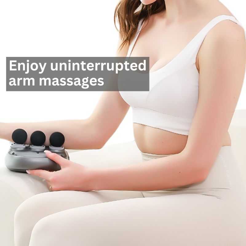 Professional 6 Head Massage Gun Handheld Massager with Adjustable 9 Modes & Intensities for Massage and Pain Relief