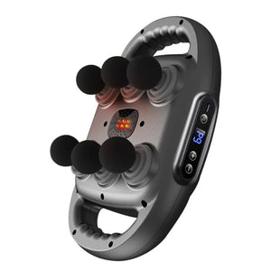 Professional 6 Head Massage Gun Handheld Massager with Adjustable 9 Modes & Intensities for Massage and Pain Relief