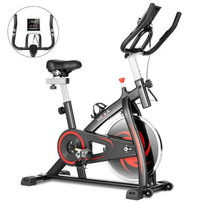 Indoor Exercise Bike Track Heart Rate Calories Distance Time Speed