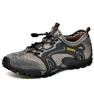 Men’s Hiking Shoes Trekking Hiking Shoes Breathable Elastic Quick Dry Soft Non-slip