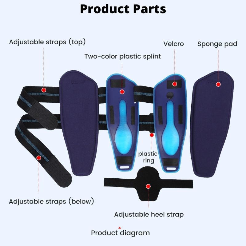 Ankle Support Brace to Prevent Sprains Adjustable Ankle Stirrup Splint for Fixing Or Replace Plaster