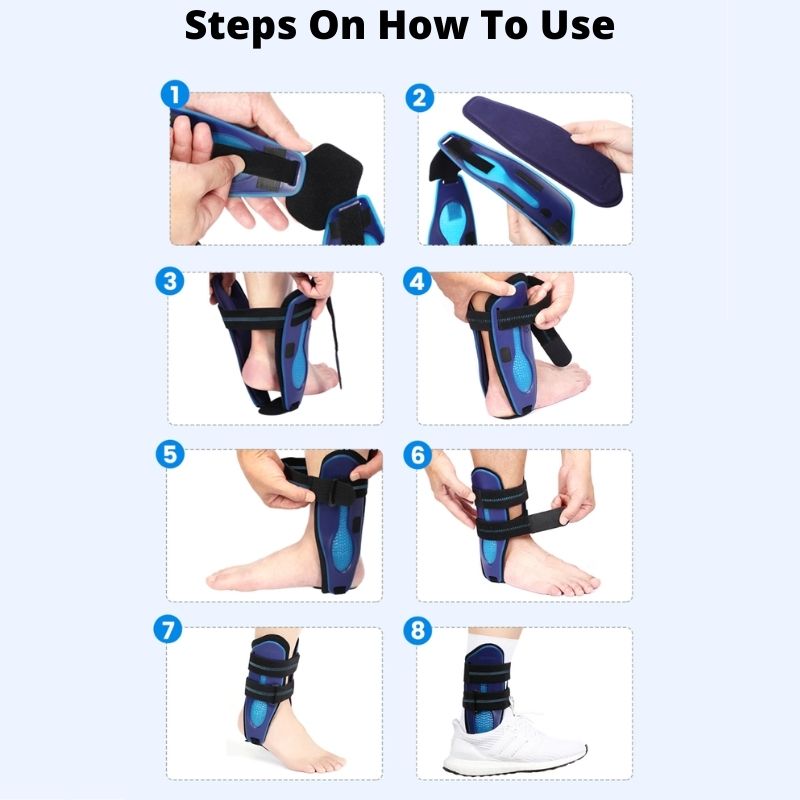 Ankle Support Brace to Prevent Sprains Adjustable Ankle Stirrup Splint for Fixing Or Replace Plaster