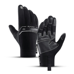 Touch Screen Cycling Gloves Thermal Bike Gloves Windproof Water Resistant Non-Slip Driving Hiking Unisex