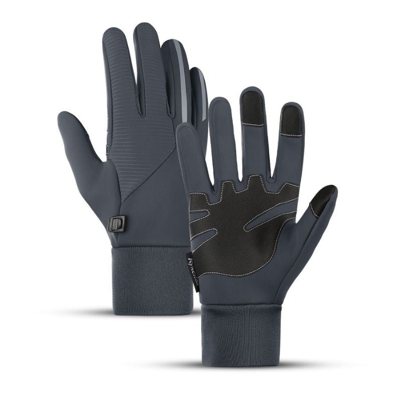 Touch Screen Cycling Gloves Thermal Bike Gloves Windproof Water Resistant Non-Slip Driving Hiking Unisex