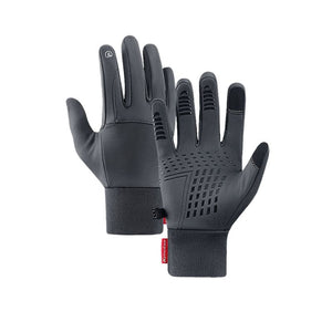 Touch Screen Cycling Gloves Thermal Bike Gloves Windproof Water Resistant Non-Slip Driving Hiking Unisex