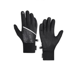 Touch Screen Cycling Gloves Thermal Bike Gloves Windproof Water Resistant Non-Slip Driving Hiking Unisex