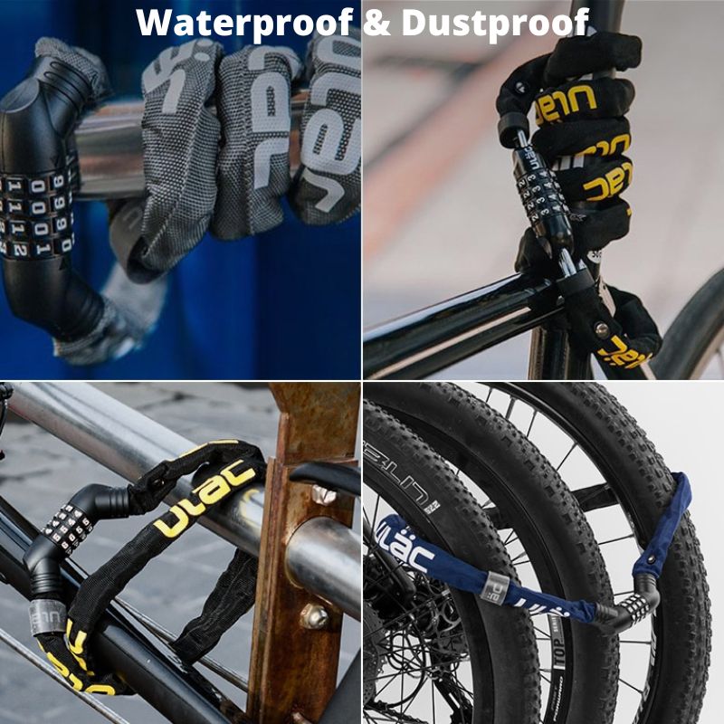 Chain Bike Lock Heavy Duty 4-Digit Combination Bicycle Lock