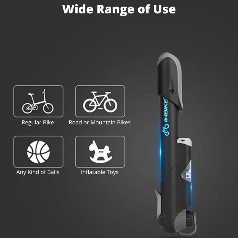 Portable Bicycle Pump Mini Hand Air Pump Good For Tires Ball Toy Inflator Schrader & Presta