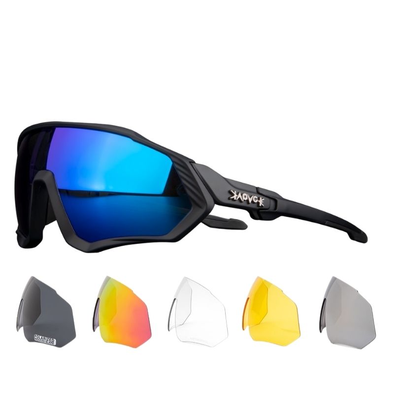 Polarized Sports Sunglasses With 1 Lens Or 5 Interchangeable Lens With Myopia Frame Cycling MTB Mountain Bike Eyewear Men Women