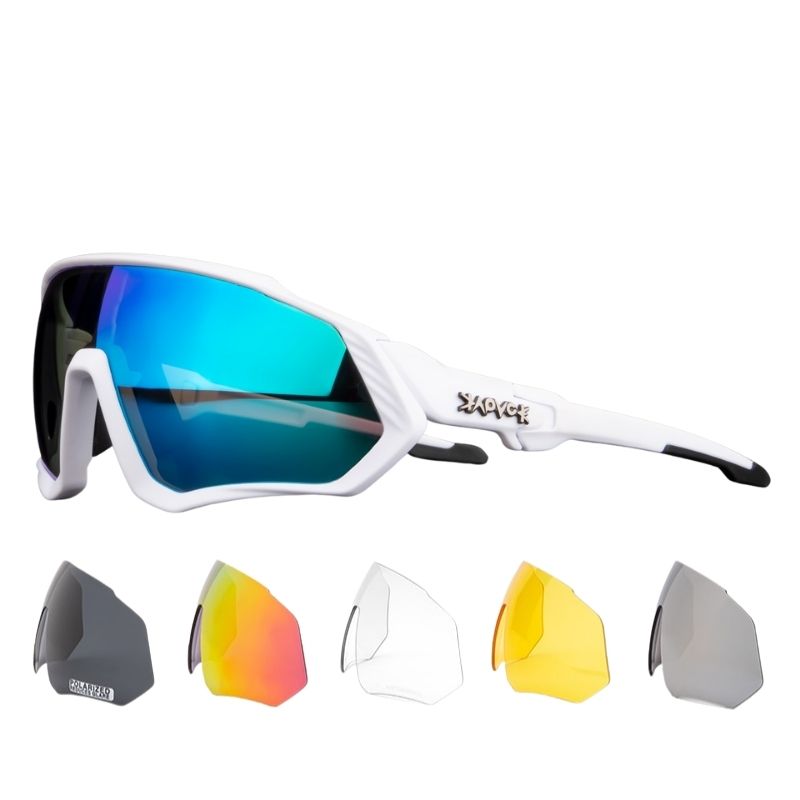 Polarized Sports Sunglasses With 1 Lens Or 5 Interchangeable Lens With Myopia Frame Cycling MTB Mountain Bike Eyewear Men Women