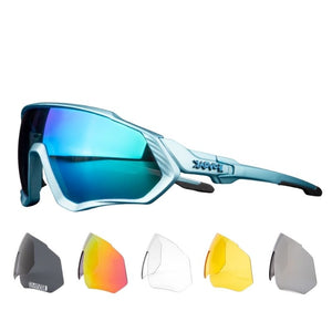 Polarized Sports Sunglasses With 1 Lens Or 5 Interchangeable Lens With Myopia Frame Cycling MTB Mountain Bike Eyewear Men Women