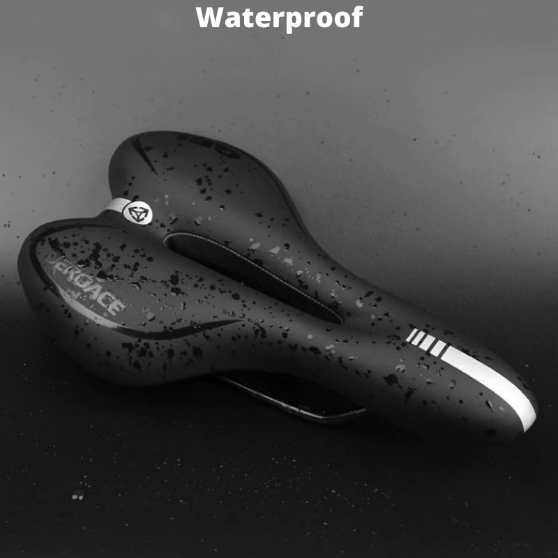 Comfortable Gel Bicycle Seat Bike Saddle Breathable Hollow Design Non Slip