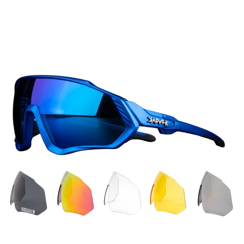 Polarized Sports Sunglasses With 1 Lens Or 5 Interchangeable Lens With Myopia Frame Cycling MTB Mountain Bike Eyewear Men Women