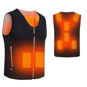 Heated Vest 8 Heating Zones 3 Heating Levels Lightweight Heated Jacket Unisex