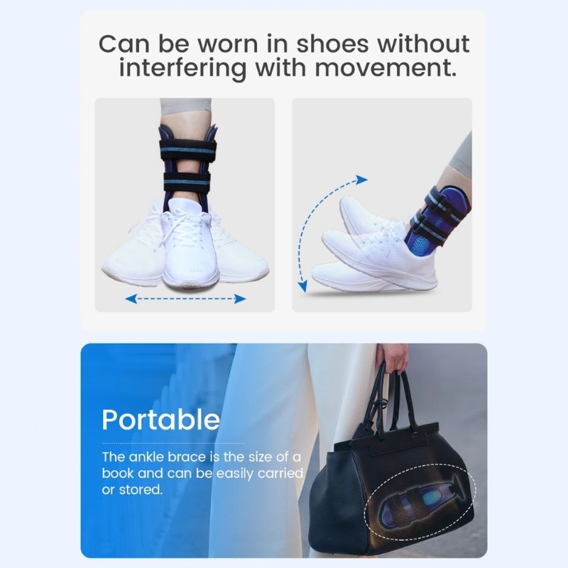 Ankle Support Brace to Prevent Sprains Adjustable Ankle Stirrup Splint for Fixing Or Replace Plaster