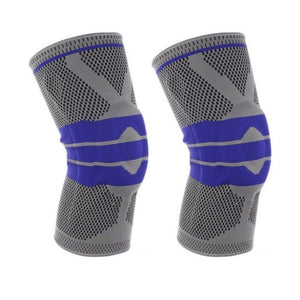 Knee Brace Compression Sleeves With Side Stabilizers and Gel Pads