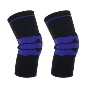 Knee Brace Compression Sleeves With Side Stabilizers and Gel Pads