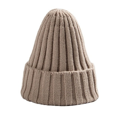 Knitted Winter Hat For Women Soft Stretchy Cotton Blend