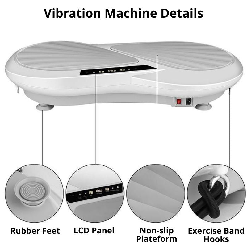 Weight Loss Vibration Machine 3 Fitness Modes & 20 Levels for Weight Loss & Shaping