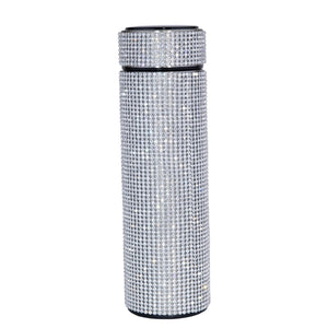 Smart Diamond Thermos Bottle Stainless Steel Water Bottle For Coffee Smoothie