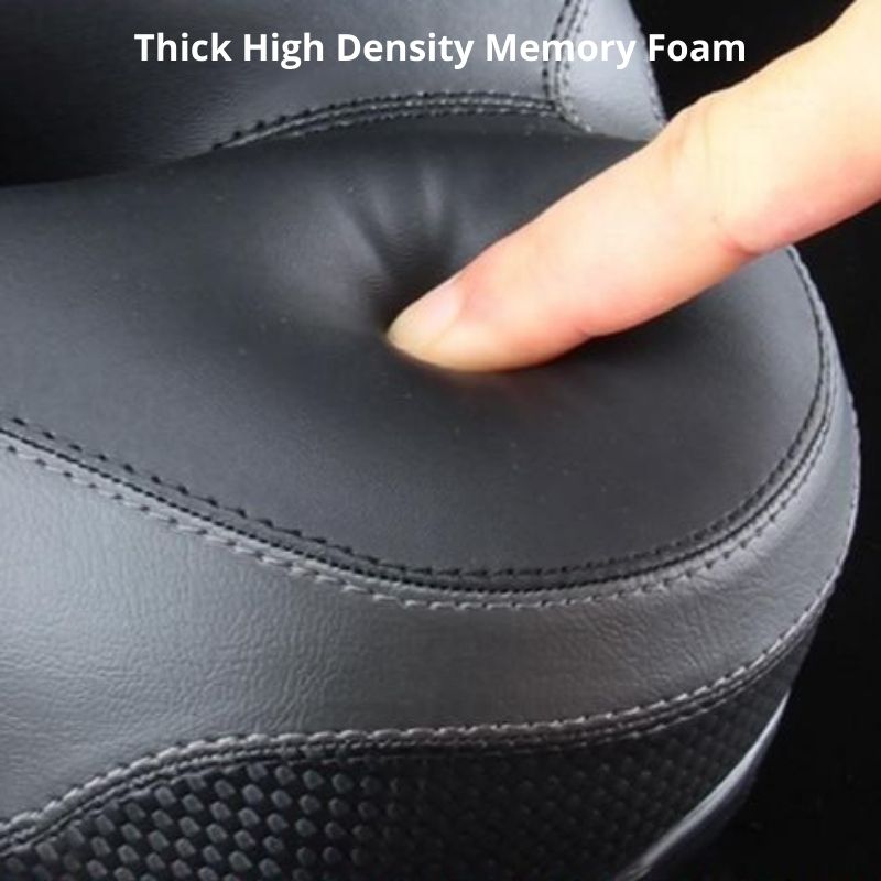 Most Comfortable Bike Seat With Memory Foam Waterproof Bike Saddle Universal Fit Shock Absorbing Including Reflective Band Unisex-Bike Accessories-Fit Sports 