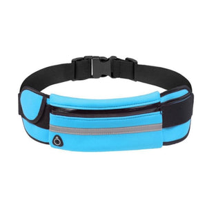 Slim Running Belt Fanny Pack Waist Pack Bag for Hiking Cycling Workouts Jogging Travelling Money Phone Holder for Running