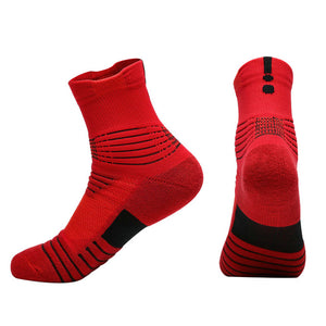 Men's Running Socks Breathable Sport Socks For Running, Hiking, Tennis, Basketball And Other Fitness Activities