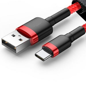 High Quality Fast Charging USB Charging Cable USB C - USB A Cable From 19"/0.5M To 78"/2M Long-Bluetooth Headphones & Accessories-Fit Sports 